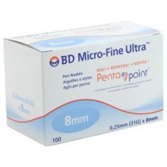 Ace pen BD Micro Fine Ultra 0.25x8mm (31G) 