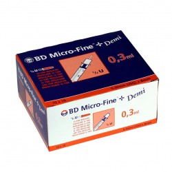 BD Micro Fine+ U-100 seringi 8mm 30 unitati