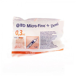 BD Micro Fine+ U-100 seringi 8mm 30 unitati- set 10 buc